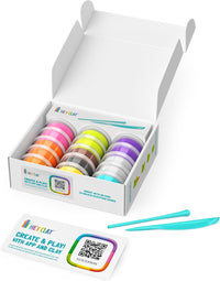 Hey Clay Exotic Pets air dry clay kit with 15 cans and sculpting tools - view 29