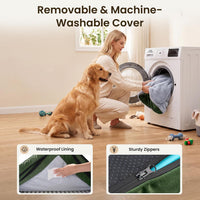 Orthopedic Dog Bed Medium Size Dog, Memory Foam Dog Bed Couch - Green / 44.0" L x 31.5" W x 7.5" Th - image 2