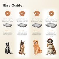 XXL Orthopedic Dog Bed - Washable Dog Sofa Beds for Giant Dogs, Supportive Foam Pet Couch Bed with Removable Washable Cover, Waterproof Lining and Nonskid Bottom
