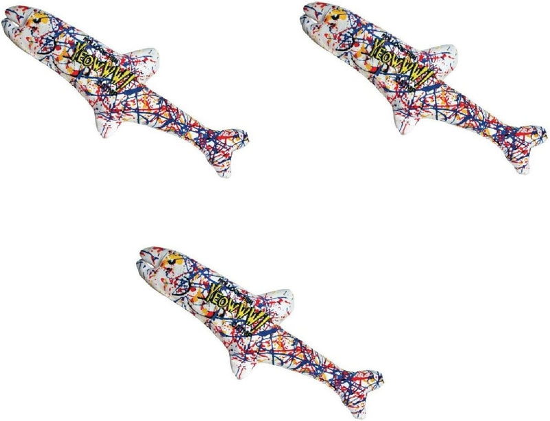 Yeowww! Catnip Hearrrt Attack Catnip Heart Cat Toy - Multicolored