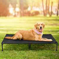 Elevated Dog Bed for Outdoor - Brown / 49"L x 33"W x 9"Th - image 3