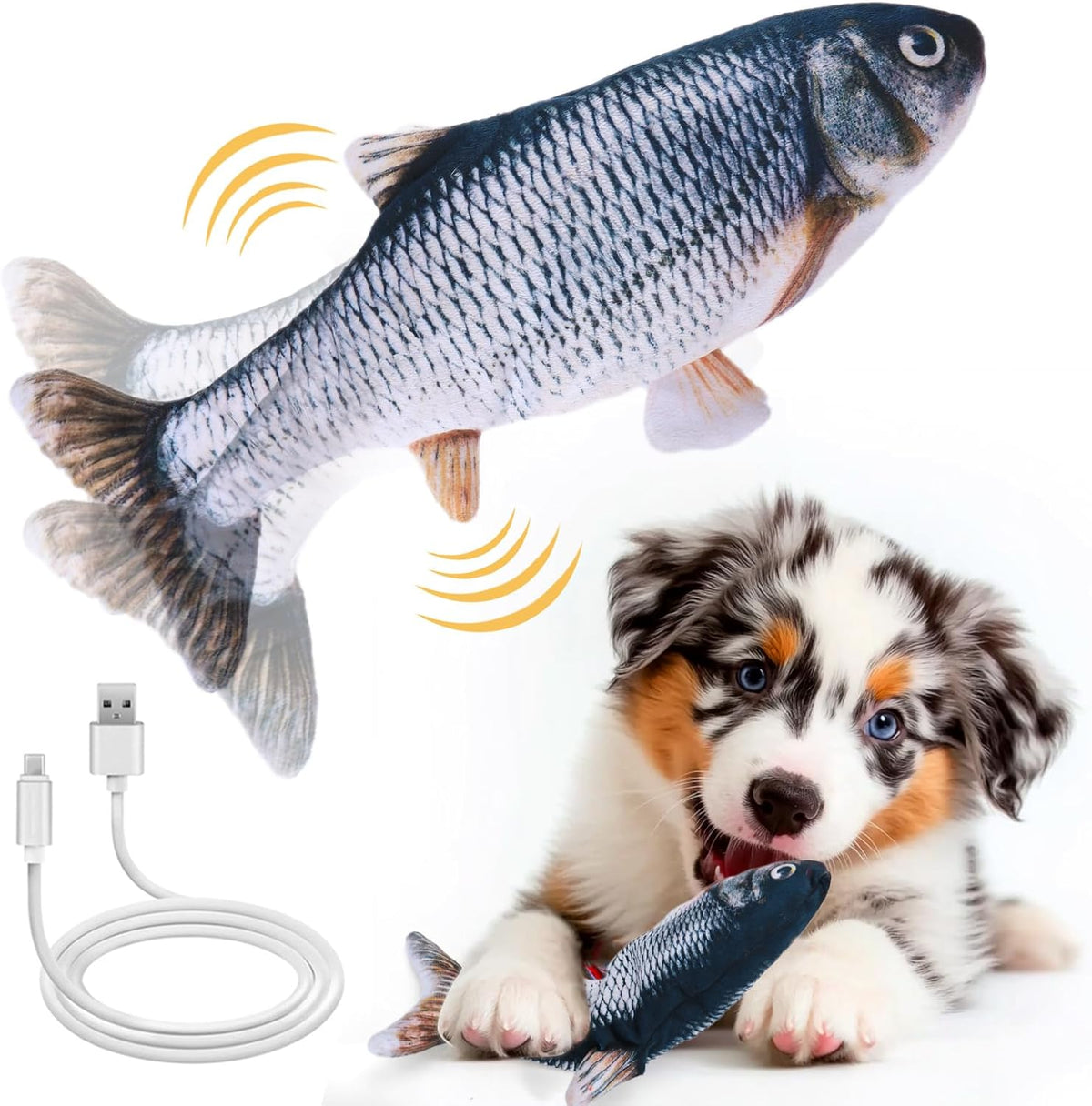 Mity rain Interactive Lobster Dog Toy – Essentials for Dogs - Fish