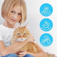 Cat Litter Deodorizer Jar (1 Fresh Scent and 1 Fragrance Free, 16 Oz, Pack of 2) - Cat Litter Odor Absorber Gel - Litter Box Pet Air Freshener - Litter Odor Eliminator to Freshen Air