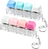 2 PCS Keyboard Fidget Toy - Blue Pink / General