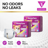 HONEY CARE All-Absorb Disposable Female Dog Diapers Small Size - X-SMALL(Pack of 1) - image 3