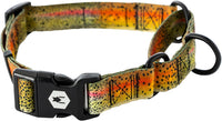 Wolfgang Heavy Duty Martingale Dog Collar with Quick Release Nylon - CutBow Print / Medium (1 Inch x 14-18 Inch)
