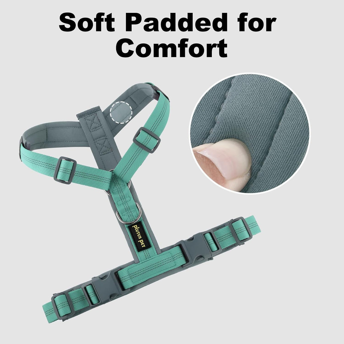 Plutus Pet No Pull Dog Harness - XL / Teal - image 3