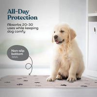 Super Absorbent Washable Pee Pads for Dogs - Rectangular - Gray / 24x36 - image 3