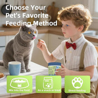 Cat Probiotic for Digestive & Gut Health - 150 Dual Texture Crunchy & Creamy Bites - Relief for Constipation, Diarrhea & Sensitive Stomach with Prebiotics & Taurine for Kittens & Seniors