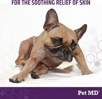 Pet MD All-in-One Derm Care - Hypochlorous Acid Spray for Dogs & All Pets - Skin Soother for Dogs & Wound Spray for Dogs - Cat Wound Care, Dog Hot Spot Remedy, & Dog Itch Relief - 8oz