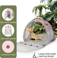 Bearded Dragon Travel Carrier, Lizards Carrier - Pink / Carrier - image 4
