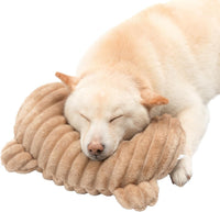 Dog Calming Pillow, Soft and Neck-Friendly - Large ( 14" × 9" ) / Coffee