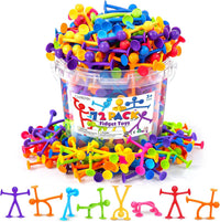 OleOletOy Suction Fidget Toys for Kids: 21 Pack Stretchy Sensory Toys – Fun for Kids & Family - 72 Pack