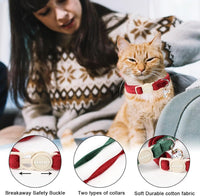 ARING PET 2 pack velvet breakaway cat collars with bells - view 2