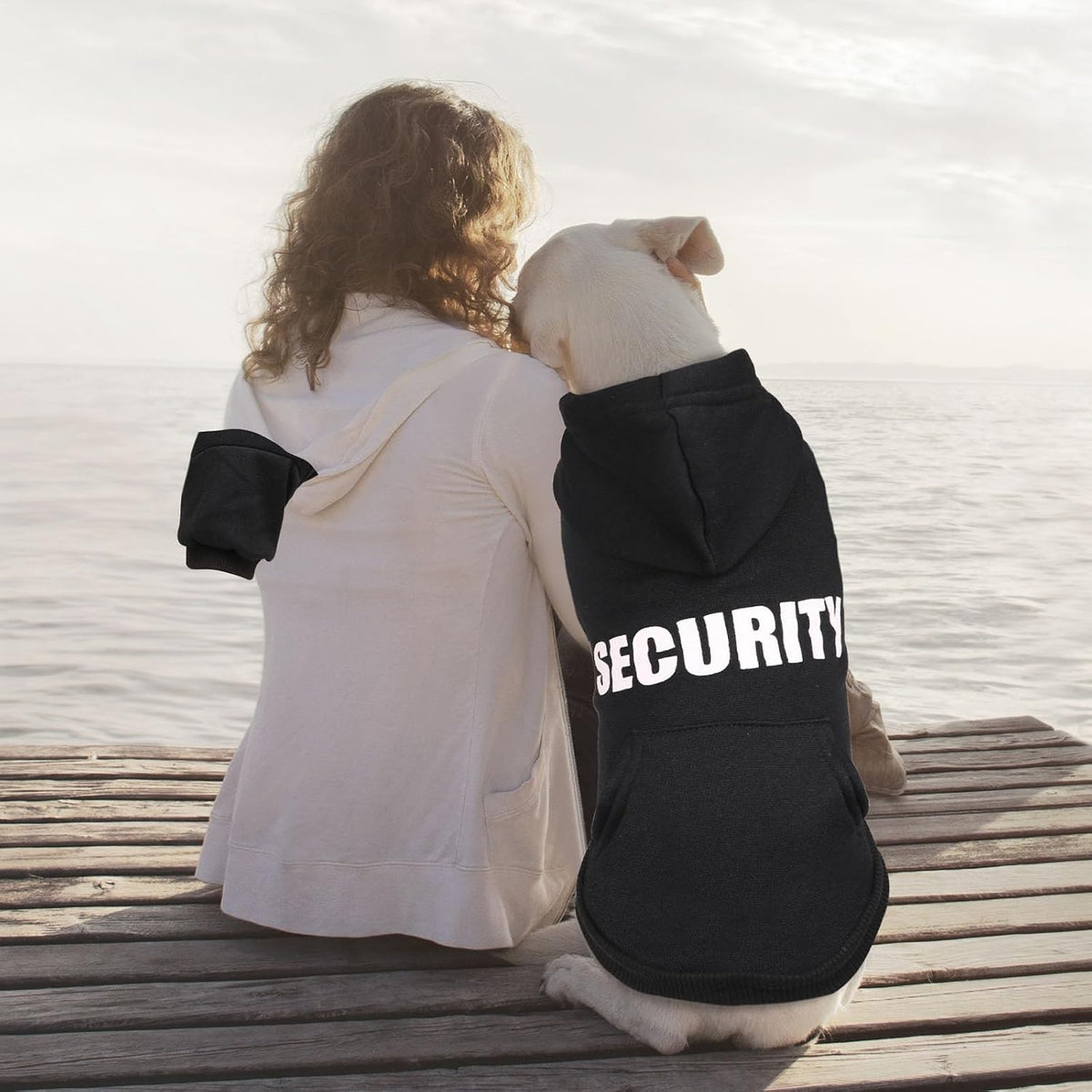 Dog Sweaters for Large Dogs Security Dog Hoodie Soft Brushed Fleece - X-Large - image 4