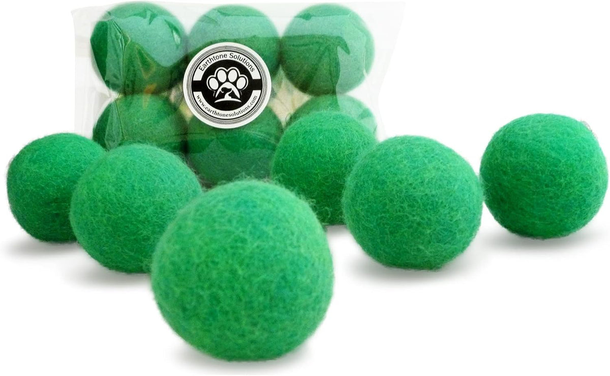 Wool Cat Toys, Variety Pack, 6 PCS – Essentials for Cats - Green