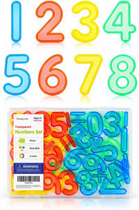 Odoorgames 78 translucent lowercase letters in 6 colors glowing on a light table - view 2
