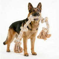 Bmag Dog Rope Toys for Aggressive Chewers - Beige