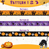 Halloween Cat Collar Breakaway with Bowtie and Bells - Halloween Color - image 2