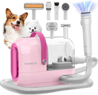 HEAPETS Dog Grooming Vacuum Kit - Pink