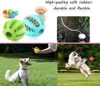 Sunglow 2 Pack Dog Toy Ball – Essentials for Dogs - Red/Yellow / 2 in - image 4