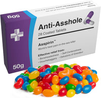 Funny Prank Pill Box Candy, Gag Gifts for Men - Anti A**hole