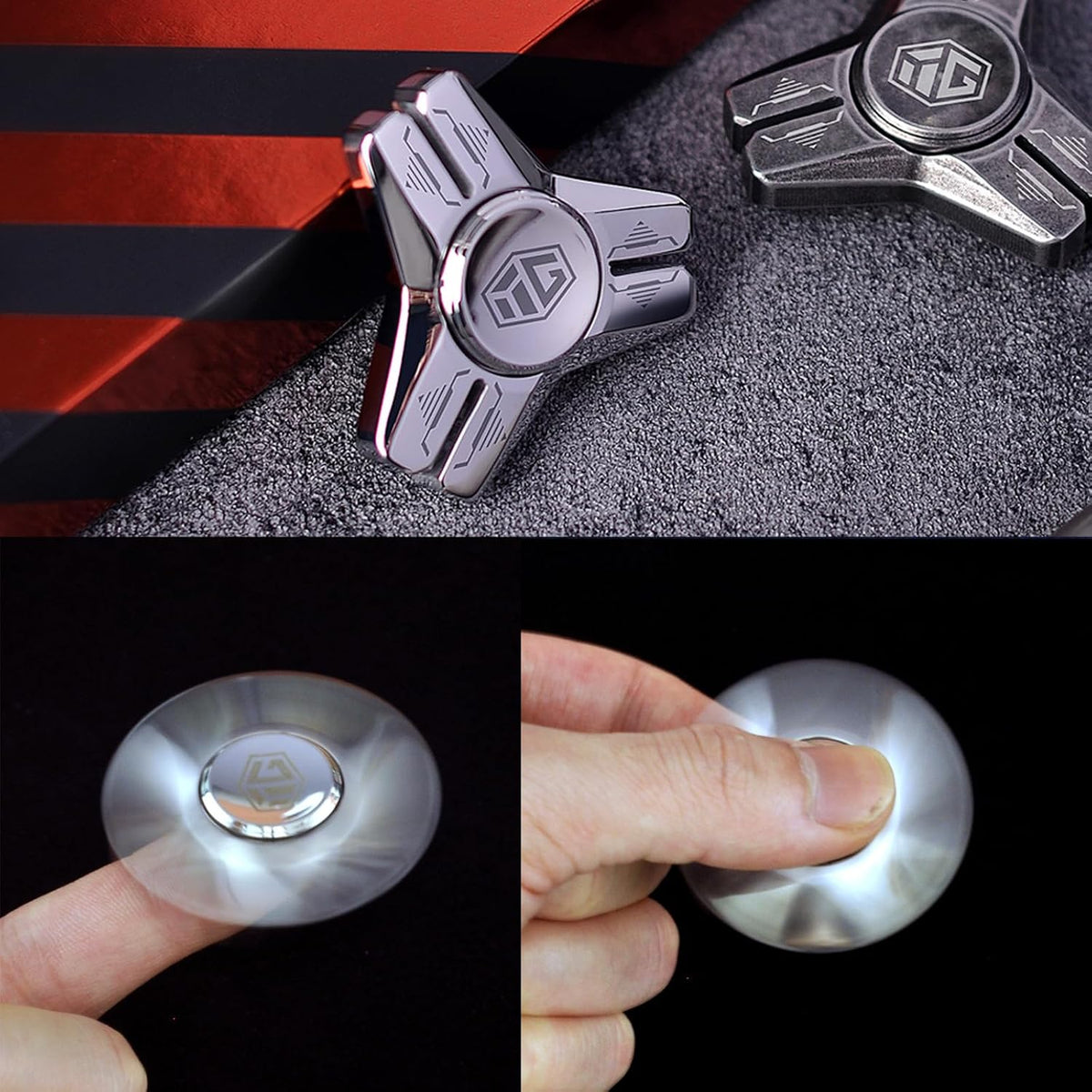 INNÔPlus Fidget Spinner for Adults - Stainless Steel - image 4