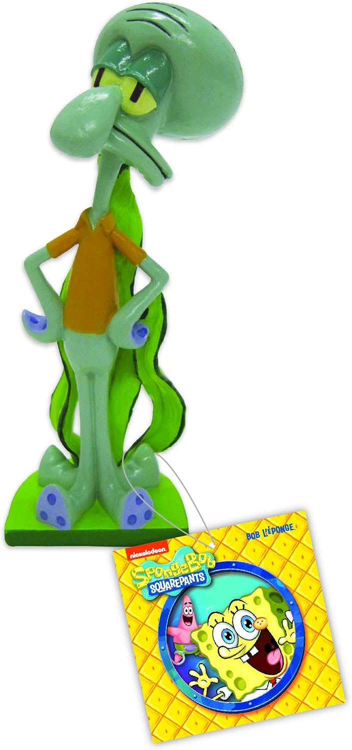 Penn-Plax Spongebob & Pineapple House Aquarium Decor - Medium / Squidward