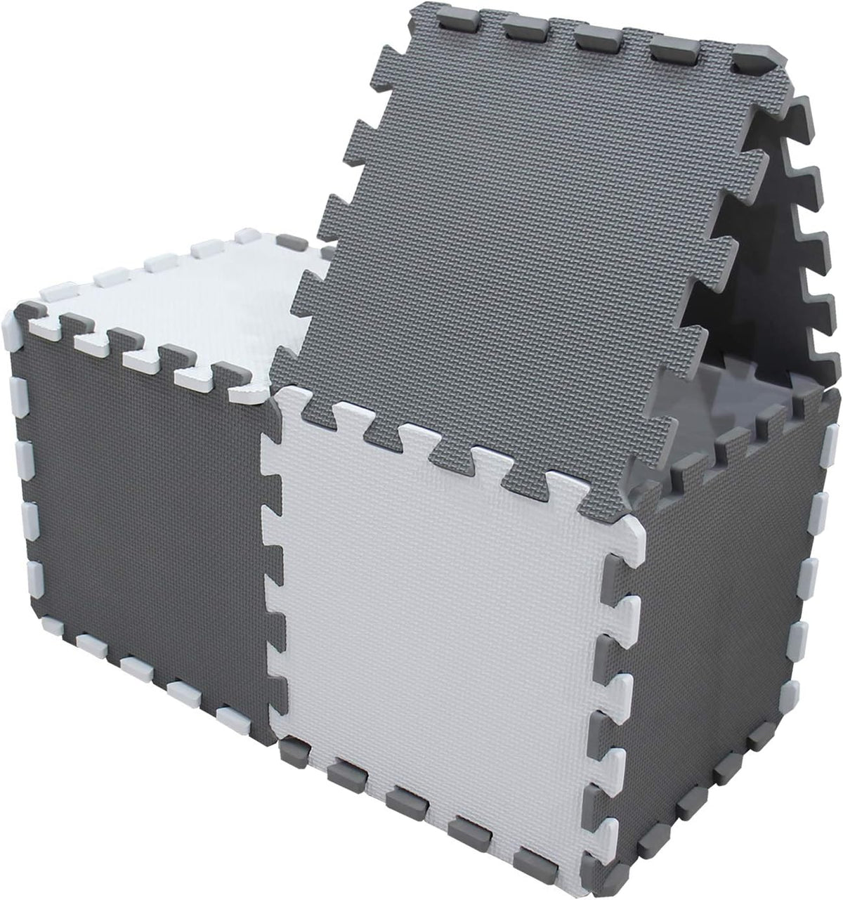 meiqicool Foam Play Mat Thick Soft EVA Interlocking Foam Floor Mats - image 3