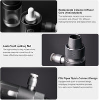 FZONE Aquarium Inline CO2 Diffuser, Fits 5/8" ID tubing – Essentials for Fish - Ø20mm – Fits 3/4" ID Tubing - image 4