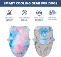 Spark Paws Dog Cooling Vest, Evaporative Summer Cooling - Snowcone / Medium - image 2