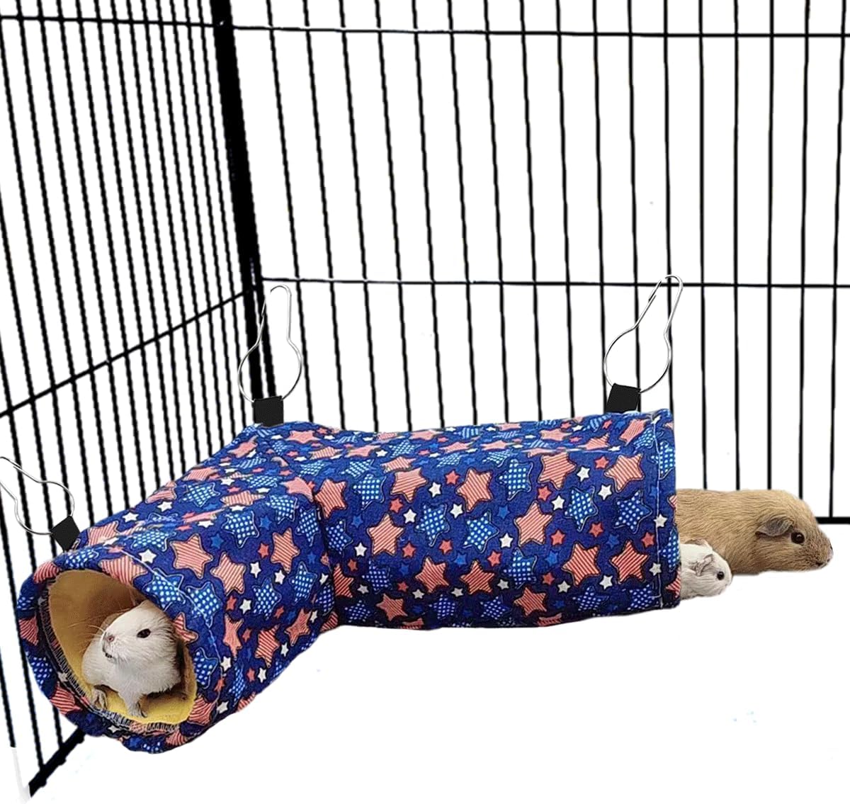 EAEDMY Guinea Pig Rat Ferret Hammock - 1. Tunnel