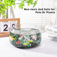 Green Agate Crushed Stone Tumbled Chips 0.88 Lb, Tumbled Polished Crystal Chips Bulk Natural Gemstones for Decorative Fish Tank Vase Fillers Aquarium Gravel Rocks