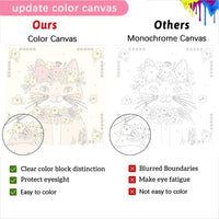 4 Pack Butterfly Paint by Number for kids Wooden Frame - BKH2013+BKH2014+BKH2015+BKH2016 - image 3
