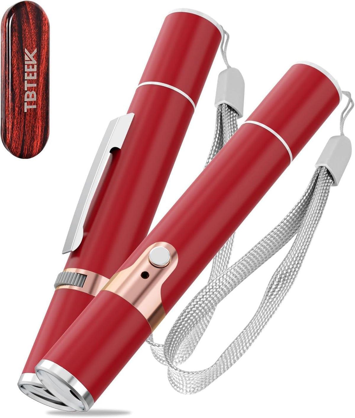 TBTeek Cat Toys, with Metal Case, Rechargeable - Red / Red Light