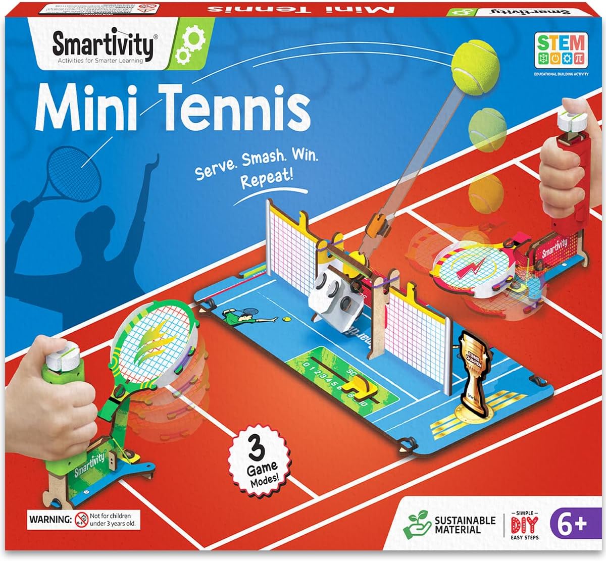 Smartivity DIY Mini Golf STEM Kit for Kids 6-12 Years – Fun for Kids & Family - Tabletop Tennis