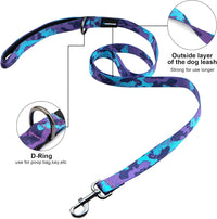 Annchwool No Pull Dog Harness with Soft Padded Handle - S / Camo Purple Set - image 4