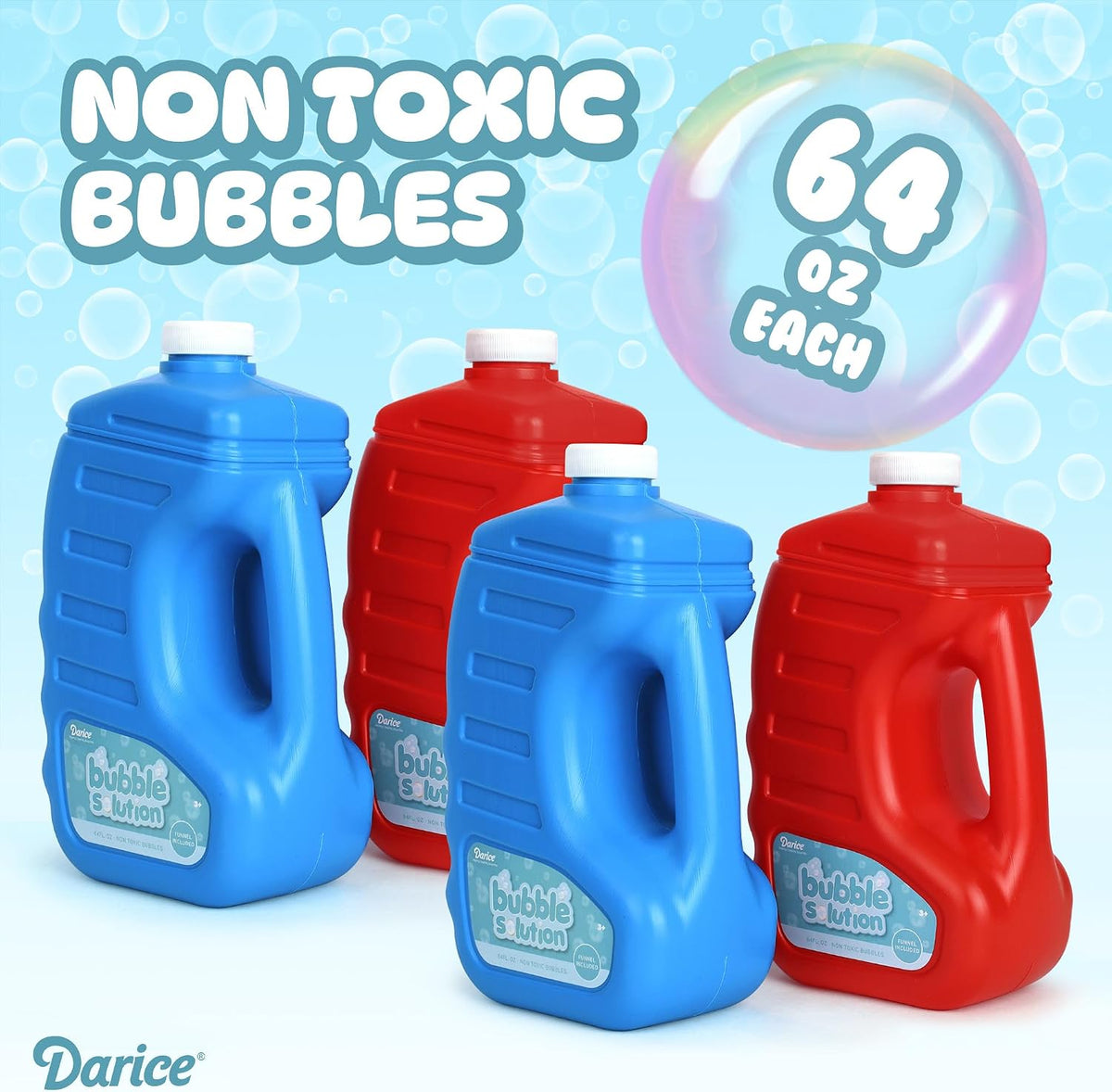 Darice 2 Pack 128oz Bubble Solution Refill for Bubble Machines - 4 Pack - image 2