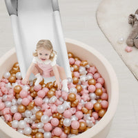 TRENDPLAY Star Ball Pit Balls for Toddlers 50 100 200 Count Star - Pearl Pink Brown / 100 - image 3