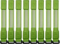 M.best 8pcs LED Light Up Bracelets Glow Flashing Wristbands Glow - 8pcs Green - image 4