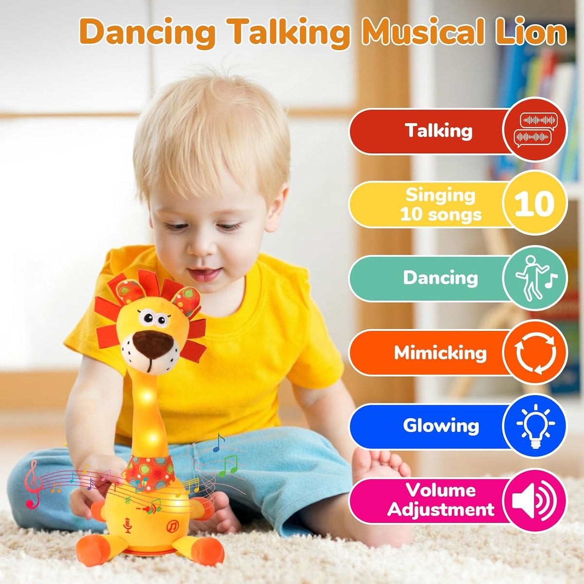 Baby Dancing Cactus, Talking, Glowing - Lion - image 2