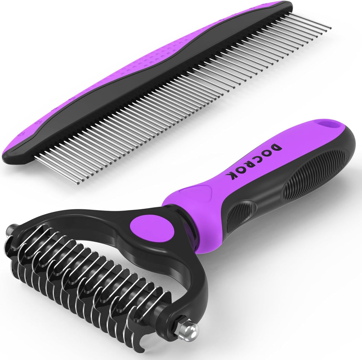 Docrok Pet Grooming Combo - Purple