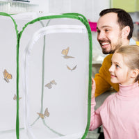 Butterfly Habitat Insect Cage, Full Mesh - 15.7" x 15.7" x 23.6" - image 3