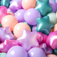 TRENDPLAY Star Ball Pit Balls for Toddlers 50 100 200 Count Star - Mermaid / 200