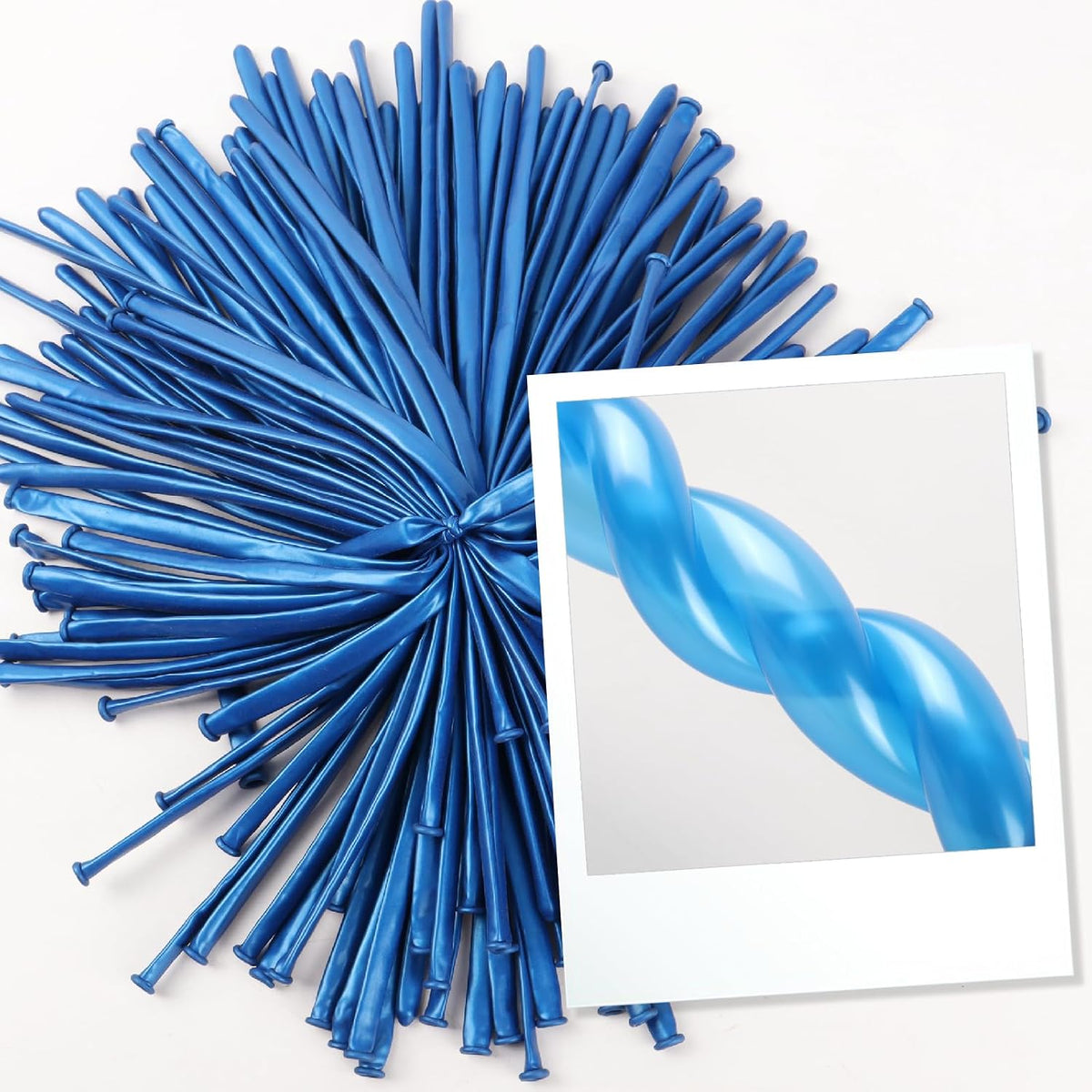 260 Balloons - Clear Long Balloons for Tying Balloon Arch & Balloon Ties – Fun for Kids & Family - Pearl Dark Blue - image 2