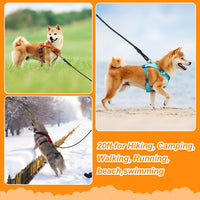 Vivifying Floating Long Dog Leash - 20ft / Black - image 4