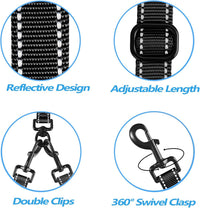 Double Dog Leash, No Tangle Dual Leash - Black - image 4