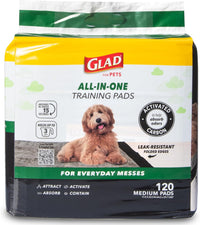 Glad for Pets, Activated Carbon Disposable, Dog Pee Pads - Medium / 120.0