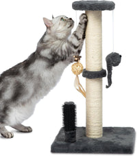Catify Spin n' Scratch Cat Scratch Pad Refill, Round - Gray Scratching Post - H: 25"