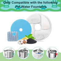 Cat Water Fountain Filter Replacement for Square 2.2L/73oz Pet - Filter / 10+10+10 Pack - image 2